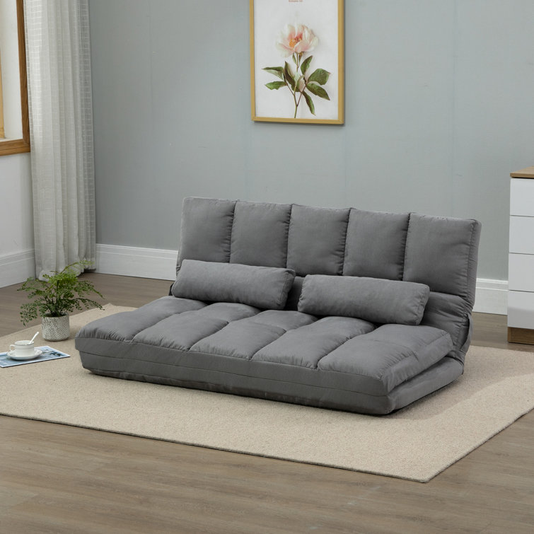 Genuine Leather Futon Couch